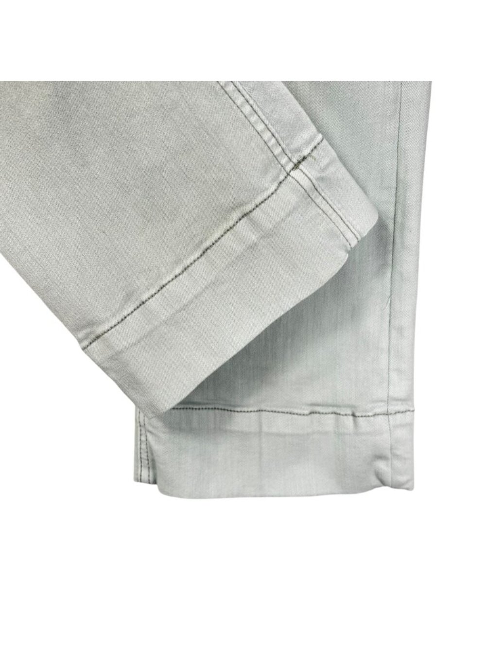 Anthropologie Pilcro and LetterPress High Rise Flare Cropped Jeans 29 Green Tabs - Picture 13 of 16